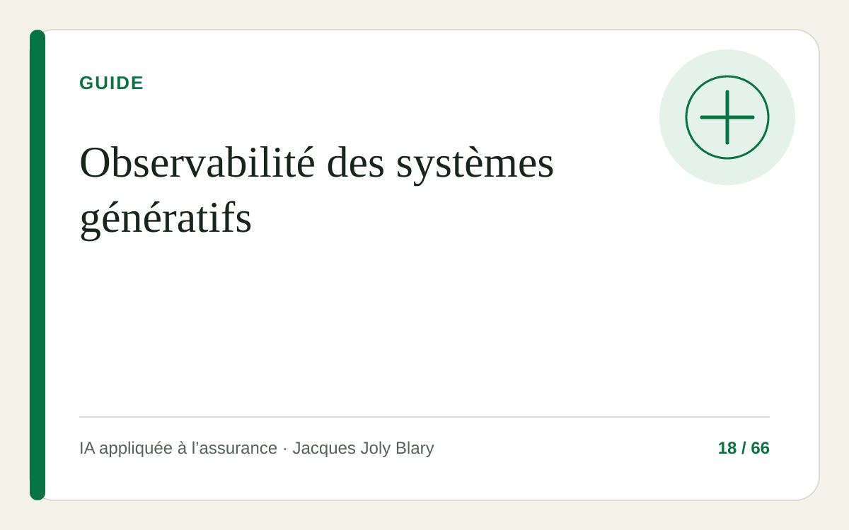 Illustration de l’article : Observabilité des systèmes génératifs : les traces qui rendent un incident explicable