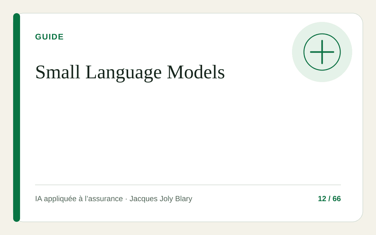 Illustration de l’article : Small Language Models : quand un petit modèle est le meilleur choix pour un assureur