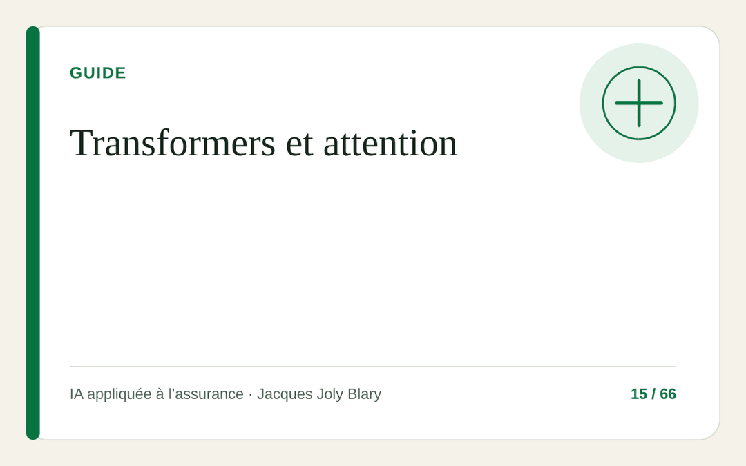 Illustration de l’article : Transformers et mécanisme d’attention : l’explication utile aux équipes assurance