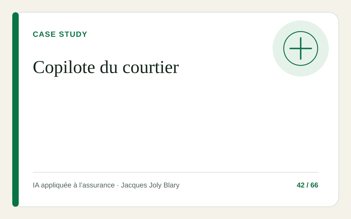 Illustration de l’article : Souscription augmentée : comment l'IA change le métier de courtier sans le remplacer