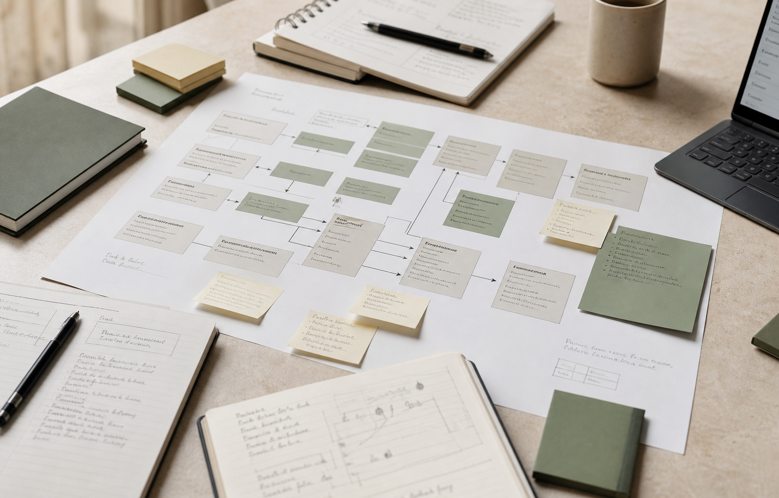 Schéma d’architecture d’un processus d’intelligence artificielle intégré au système d’information